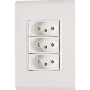 Conjunto 4" X 2" De 3 Tomadas 2p+t 20a 250v - Tramontina