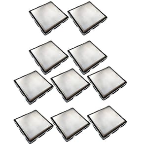Ralo Oculto Invisivel Anti Odor 15X15 Kit 10 Uni Box Banheiro Lavabo Lavanderia