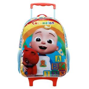 Mochila De Rodinhas 16 Grande 40Cm Cocomelon Xeryus 11900