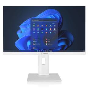 Computador All In One Concórdia Core i3 12100 4GB DDR4 SSD 120GB 23.8`` Full HD Webcam WiFi Linux Branco