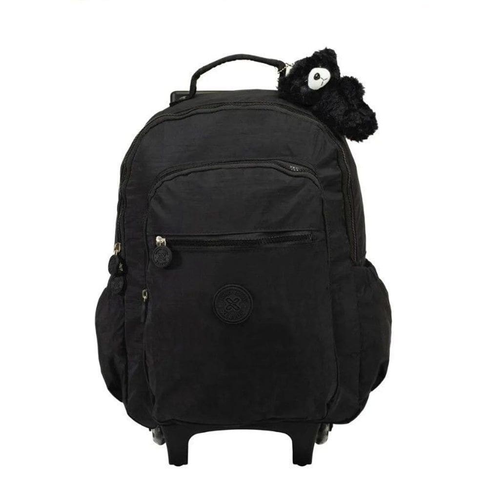 Mala Com Rodas Trendy Preta- Xeryus