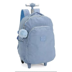Mochila Carrinho Crinkle Clássica Azul Up4you