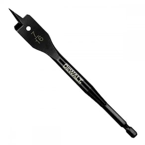 Broca Chata Para Madeira 7/16" x 6" DW1573 Y DeWalt - Unica Unico
