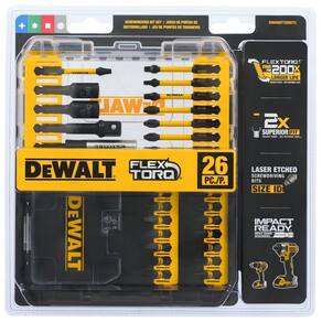 Jogo de Parafusar FlexTorq 26 Peças DWANGFT26SET DeWalt - Unica Unico