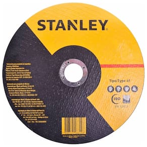 Disco De Corte Fino Metal Inox  4 1/2" x 1,0mm x 7/8" STA8061 Stanley - Unica Unico