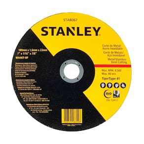 Disco De Corte Fino - Metal / Inox 7" X 1,6mm X 7/8`` STA8067 Stanley - Unica Unico
