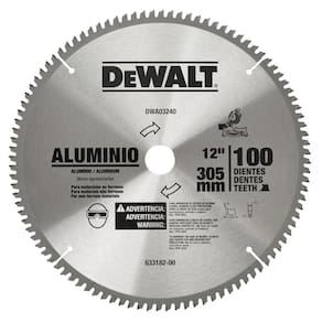 Lâmina Serra Esquadria 12" 100 Dentes Aluminio DWA03240 DeWalt - Unica Unico