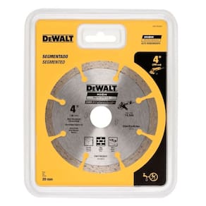 Disco Diamantado 4" 105mm Segmentado DW47402BHP DeWalt - Unica Unico