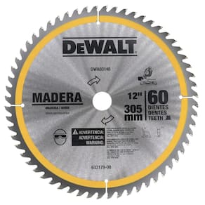 Lâmina Serra Esquadria 12" 60 Dentes Madeira DWA03140 DeWalt - Unica Unico