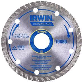 Disco Diamantado Turbo 110x20mm IW13893 Irwin - Unica Unico