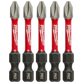 Jogo De Chaves Bit Philips Ph2 X 50Mm Com 05 Peças 48-32-4602 Milwaukee - Unica Unico