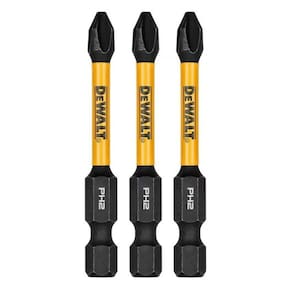 Ponta Phillips #2 FlexTorq 2.1/4" 3pçs DWAF2PH2IR3 DeWalt - Unica Unico