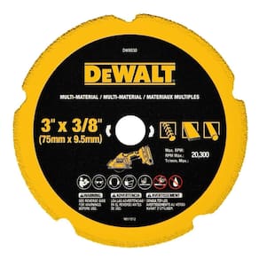 Disco De Corte Diamantado 3" x 3/8 Multimaterial DW8530 Dewalt - Unica Unico