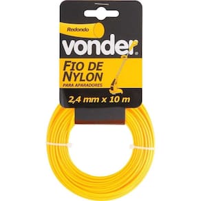 Fio de Nylon 2,4mm x 10m Redondo Vonder - Unica Unico