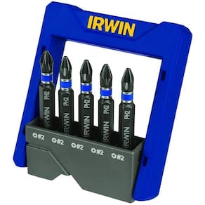 Conjunto Pontas Power Bit Impact 5 Peças PH#2 1865325 Irwin - Unica Unico