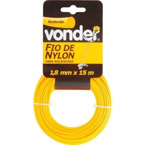 Fio de Nylon 1,8mm x 15m Redondo Vonder - Unica Unico