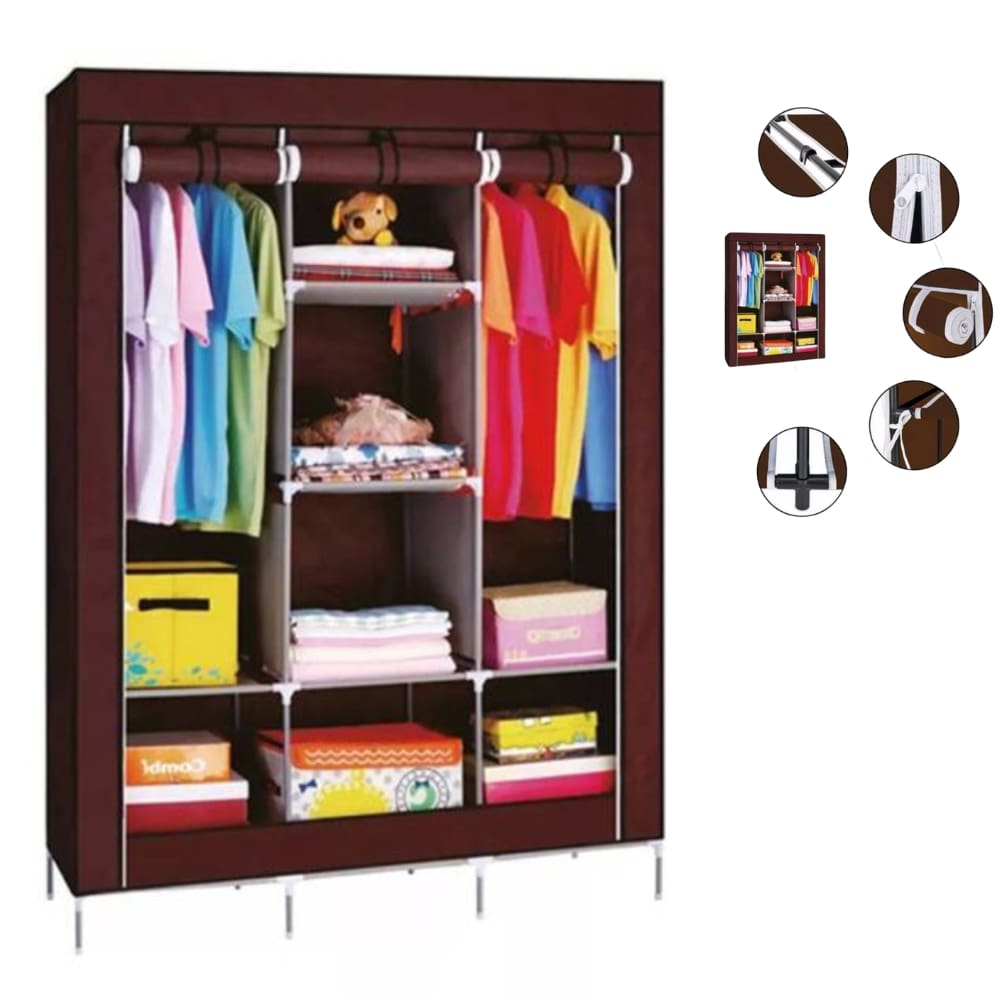 Guarda Roupa Roupeiro Portátil Dobràvel Organizador Armário Multiuso