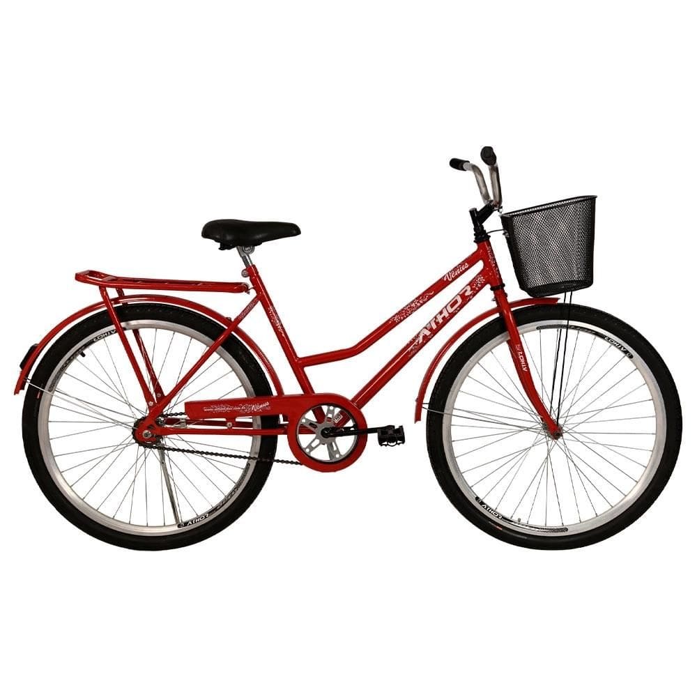 Bicicleta Athor Venus Aro 26 Freios V-Brake Cestão