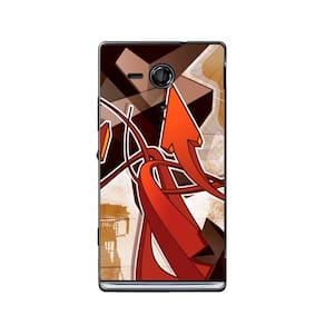 Capa Adesivo Skin071 Verso Para Sony Xperia SP
