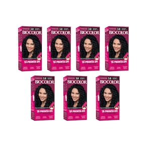 Coloraçao Biocolor Creme 3.0 Castanho Escuro - Kit Com 7Un