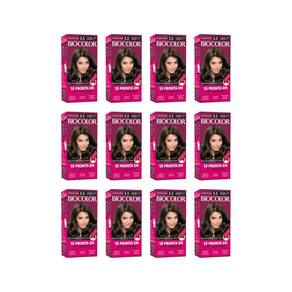 Coloraçao Biocolor Creme 5.3 Castanho Claro Dourado - 12Un