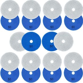 10 X Lixas Discos Grão Liso 4 Pol.100Mm Diamantada Granito