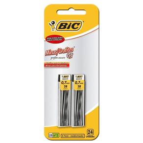 Kit 2 Grafites 0.7Mm Hb 24 Minas Criterium Bic