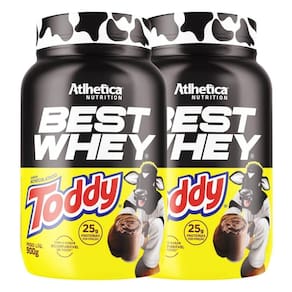 Kit 2 Best Whey Protein Isolado Hidro Toddy 900G - Atlhetica