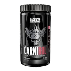 Kit Carnibol Isolado Chocolate 900G Coqueteleira - Darkness