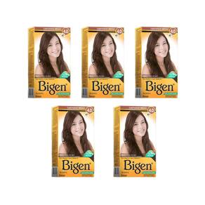 Coloraçao Bigen 47 Castanho Medio - Kit Com 5Un