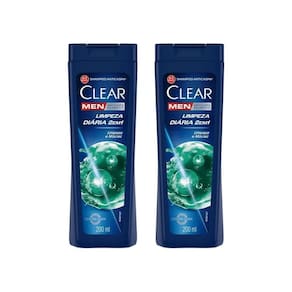 Shampoo Clear 200Ml Dual Effect 2 Em 1 Limp Diaria-Kit C/2Un
