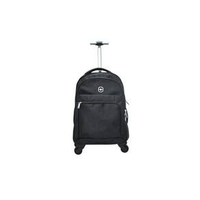 Mochila Com Carrinho Executiva Mala Com 4 Rodas E Giro 360º