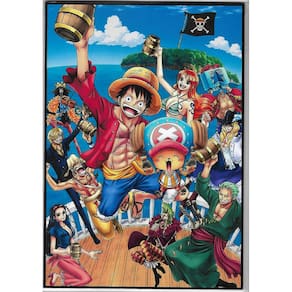 Quadro D. Luffy Monkey Piratas Do Chapéu De Palha-No
