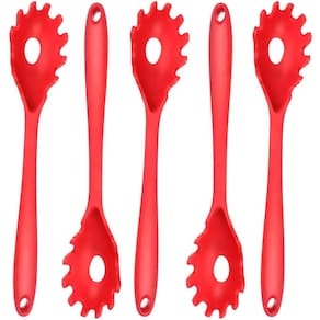 Pegador De Massa Silicone Vermelho Grande Kit 05 Un