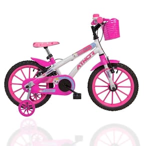 Bicicleta Athor Aro 16 Baby Lux Com Cestinha