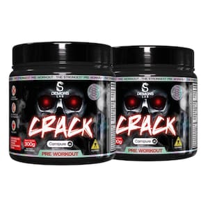 Kit 2X Pre Treino Crack Yellow Madness 300G - Demons Lab