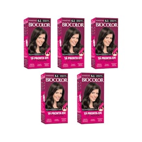Coloraçao Biocolor Creme 6.1 Louro Cinza Moderno - 5Un