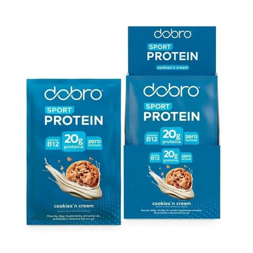 Proteína Cookies`N Cream Sachê 30G - Dobro