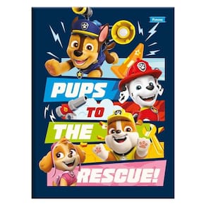 Caderno Brochura 80Fls Patrulha Canina Azul Escuro Foroni