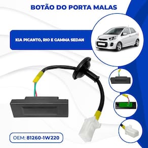 Botão Abertura Porta Malas Picanto 2011 À 2012 Rio 2012 À 17