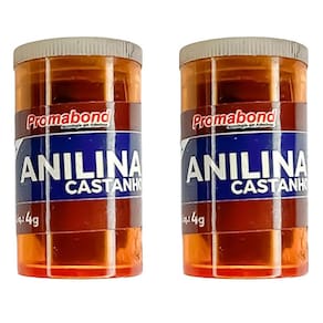 Kit 2 Anilina A Álcool Permabond Cor Do Produto:Castanho