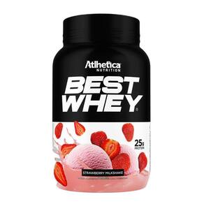 Best Whey Isolado Hidrolisado Gourmet Morango 900G Atlhetica