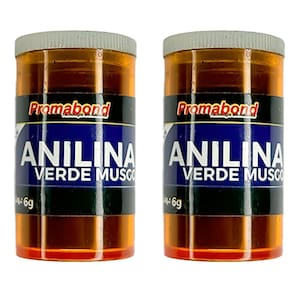 Kit 2 Anilina A Álcool Permabond Cor Do Produto:Verde