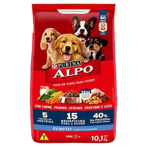 Ração Seca Purina Alpo Cães Filhotes 10.1Kg
