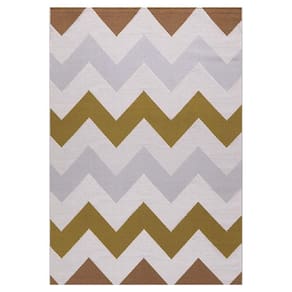 Tapete Para Sala Nilo 04 Bege E Caramelo 2,50x3,00m