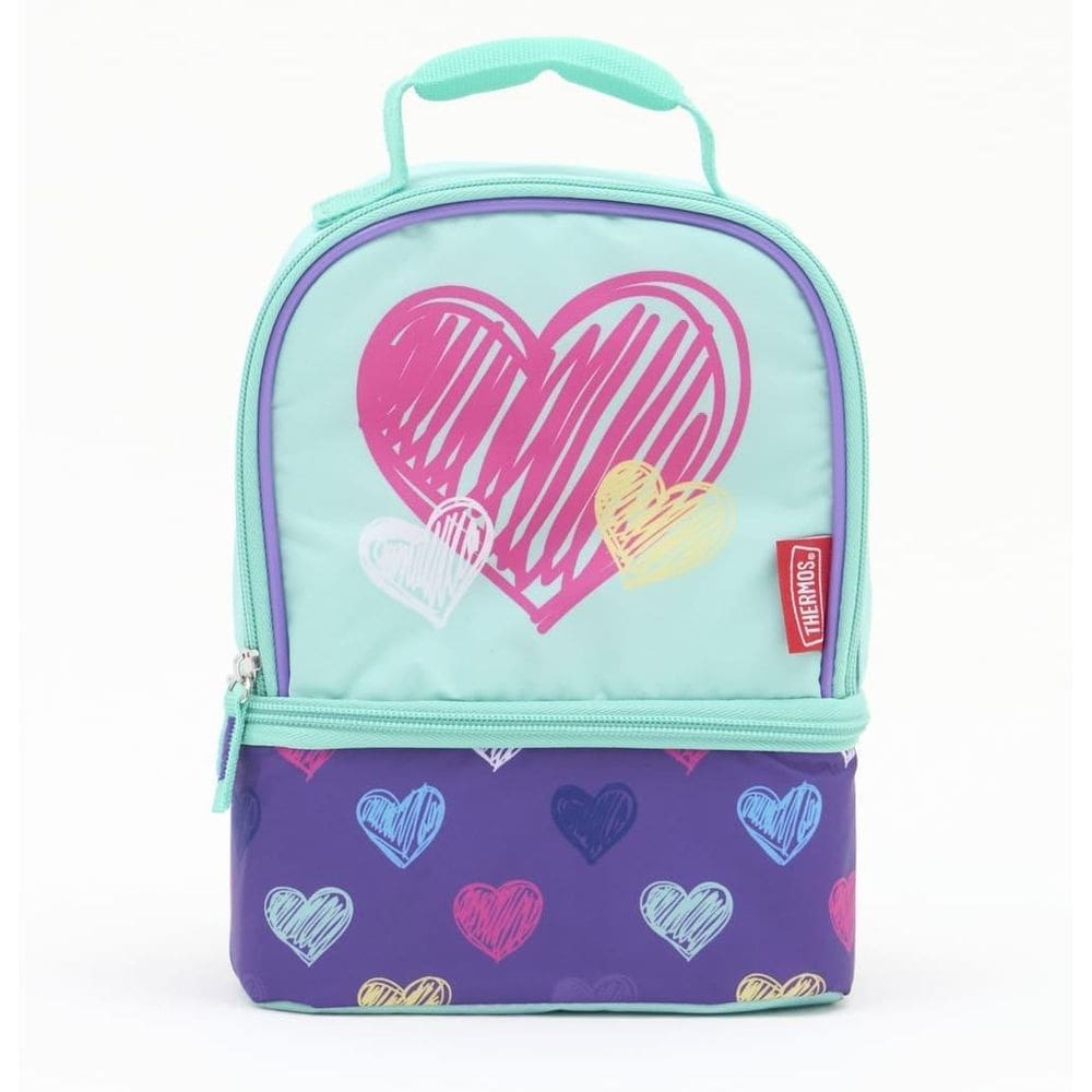 Bolsa Térmica Infantil Com Alça E Zíper Thermos Corações