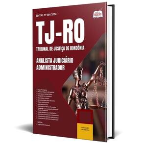 Apostila Tj Ro 2025 - Analista Judiciário - Administrador