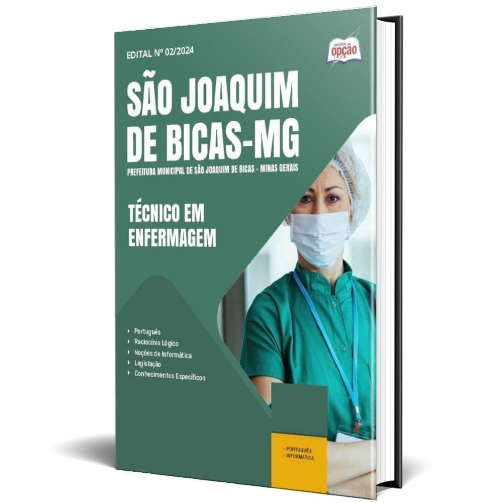 Apostila Prefeitura São Joaquim Bicas Mg 2025 Técnico Em