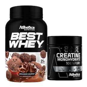 Best Whey Isolado Hidro Brigadeiro 900G Creatina - Atlhetica