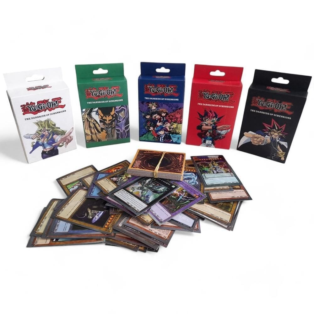 Conjunto 50 Cards Figurinhas Yu-Gi-Oh De Batalha Deck